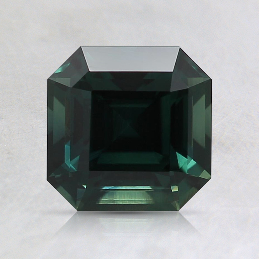 6.4mm Premium Teal Asscher Sapphire