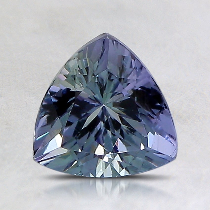 7mm Unheated Parti-Color Trillion Tanzanite