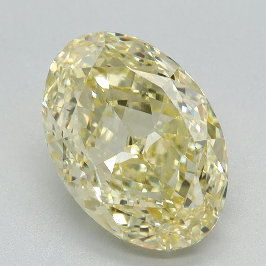 2.34 Ct. Fancy Intense Yellow Oval Lab Grown Diamond