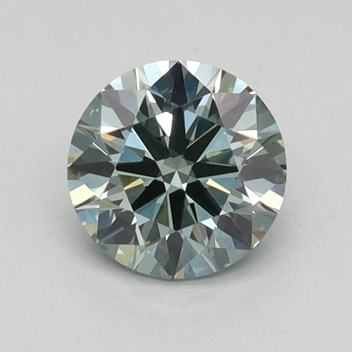 0.62 Ct. Fancy Intense Green Round Lab Grown Diamond