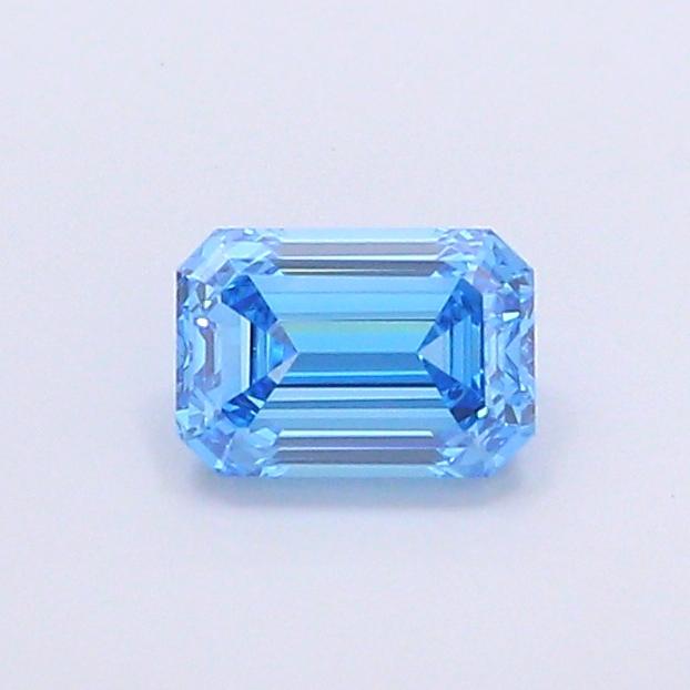1.02 Ct. Fancy Vivid  Blue Emerald Lab Grown Diamond