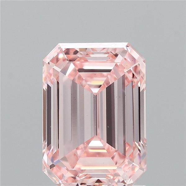 2.07 Ct. Fancy Intense Pink Emerald Lab Grown Diamond