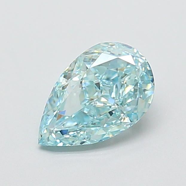 1.04 Ct. Fancy Intense Blue Pear Lab Grown Diamond