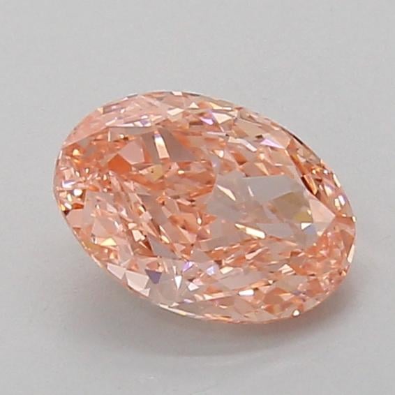 1.07 Ct. Fancy Vivid Pink Oval Lab Grown Diamond