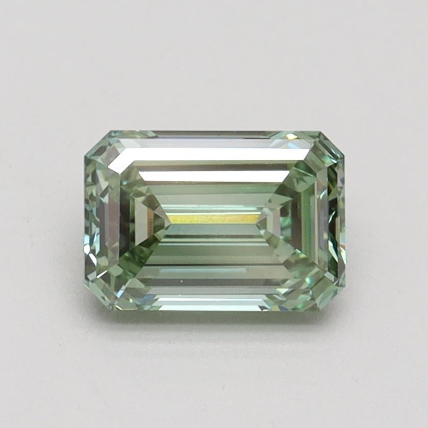 1.03 Ct. Fancy Intense Pacific Green Emerald Lab Grown Diamond