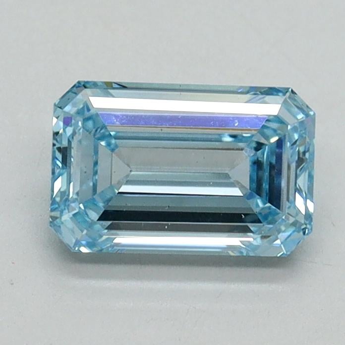 1.00 Ct. Fancy Intense Blue Emerald Lab Grown Diamond