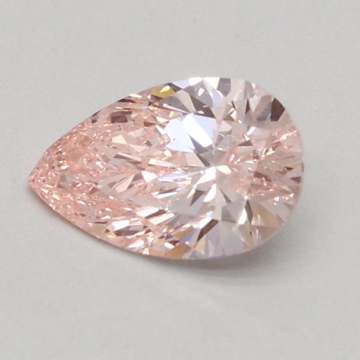 0.51 Ct. Fancy Intense Pink Pear Lab Grown Diamond