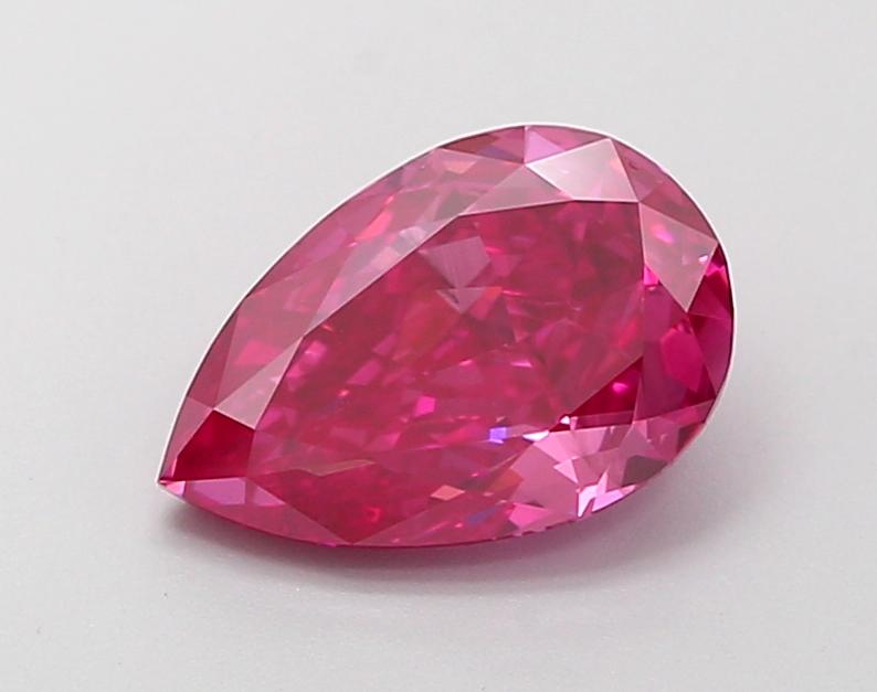 2.07 Ct. Fancy Vivid Pink Pear Lab Grown Diamond