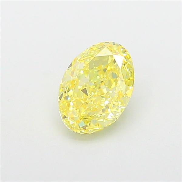 1.59 Ct. Fancy Yellow Oval Lab Grown Diamond