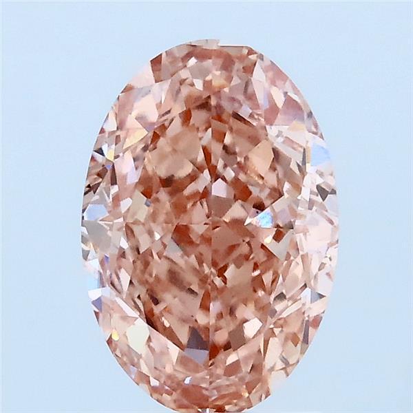 1.86 Ct. Fancy Intense Pink Oval Lab Grown Diamond