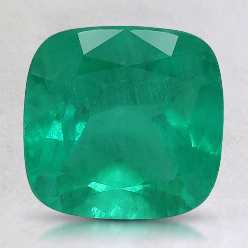 8.1mm Premium Cushion Emerald