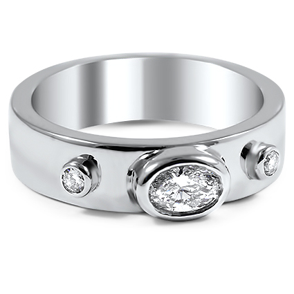 Modern Diamond Vintage Ring