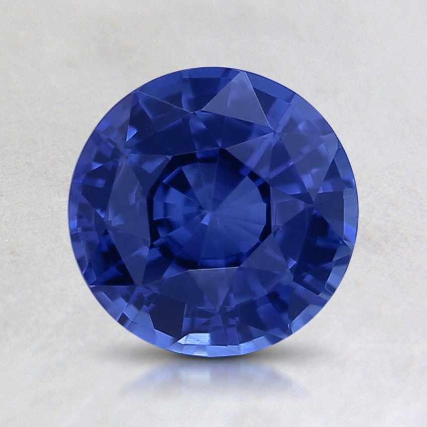 6.9mm Premium Blue Round Sapphire