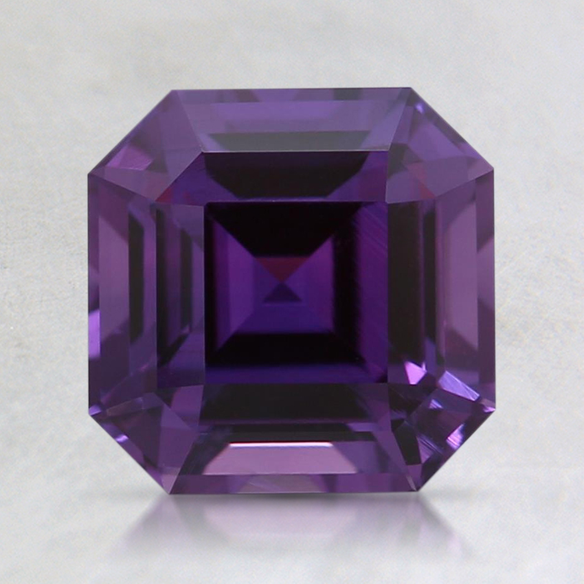 7.1mm Premium Purple Asscher Sapphire