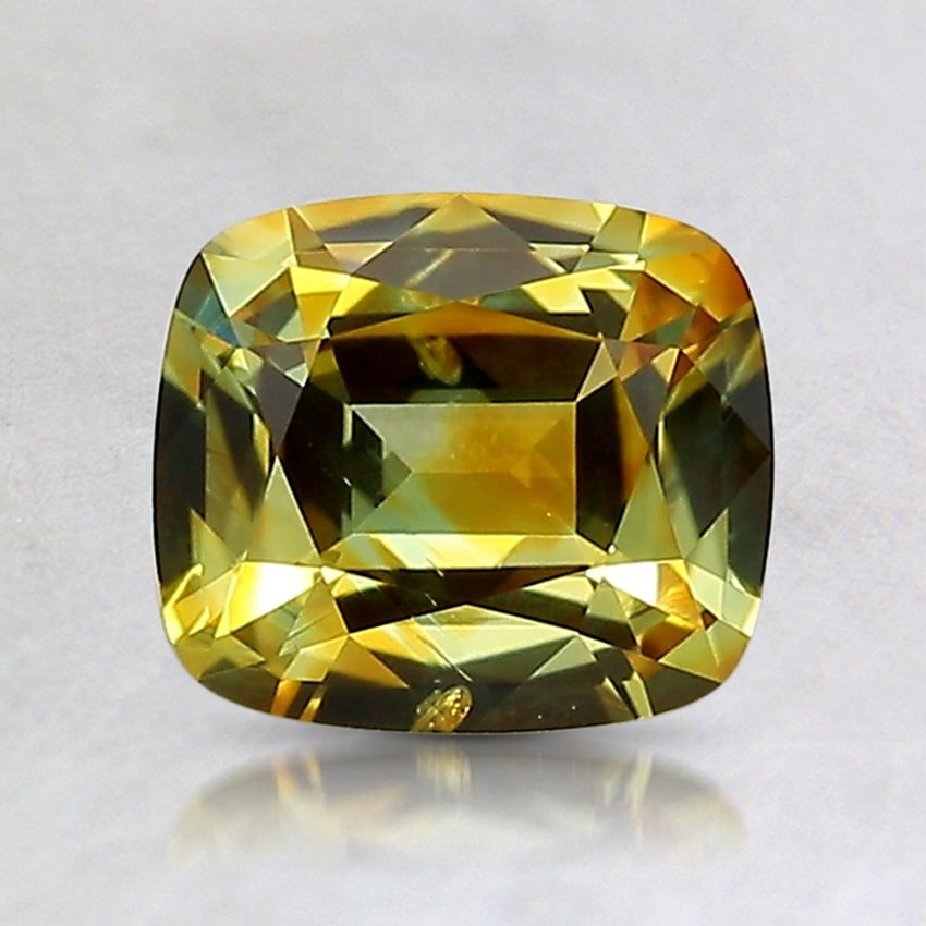 6.8x6mm Parti-Color Cushion Montana Sapphire