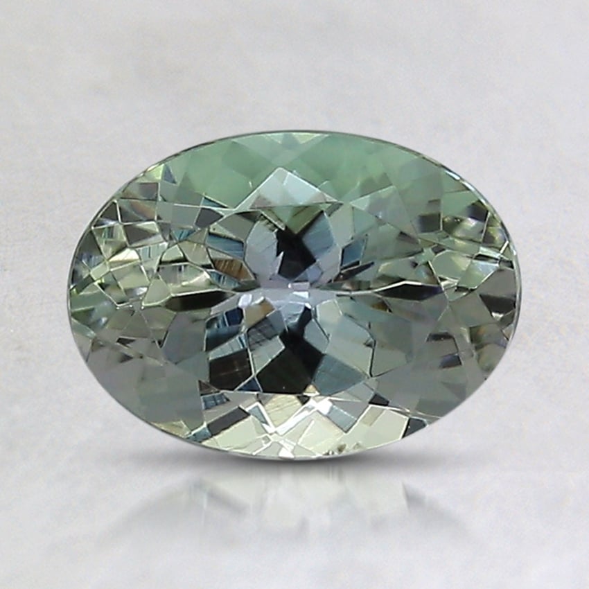 7.8x5.8mm Unheated Parti-Color Oval Tanzanite