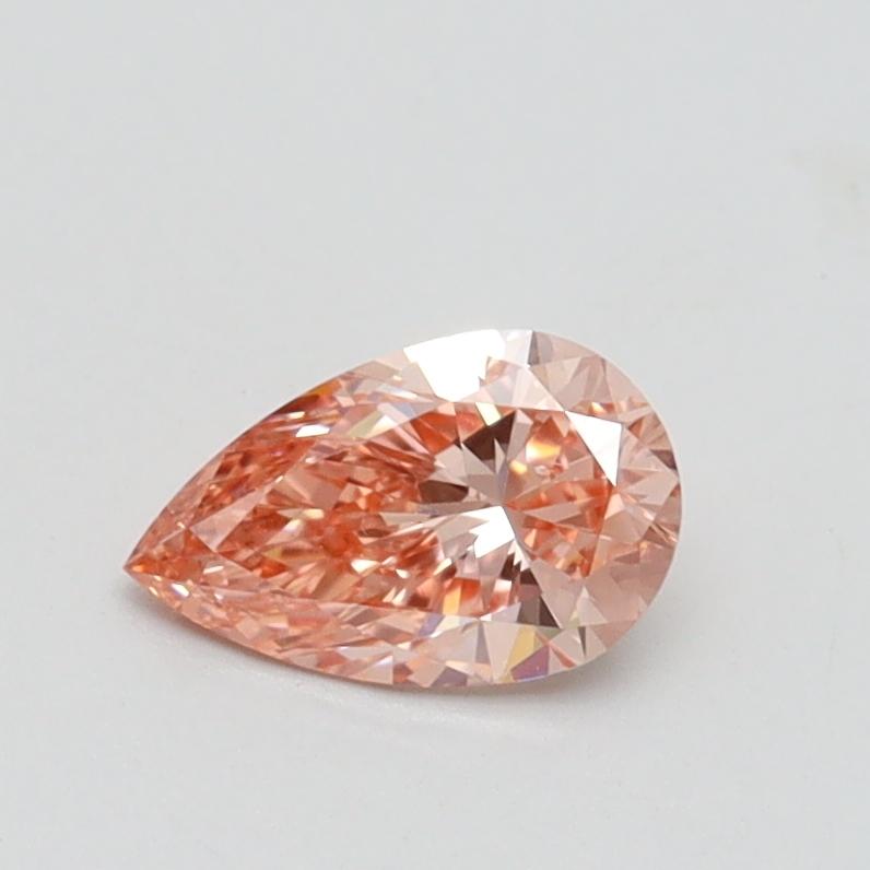 0.48 Ct. Fancy Intense Pink Pear Lab Grown Diamond