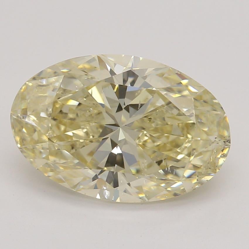 2.01 Ct. Fancy Yellow Oval Diamond