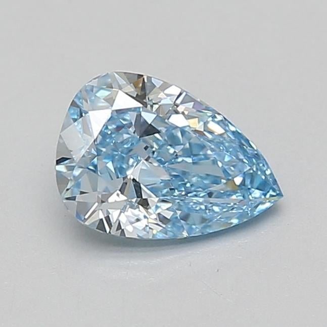 1.05 Ct. Fancy Vivid Blue Pear Lab Grown Diamond