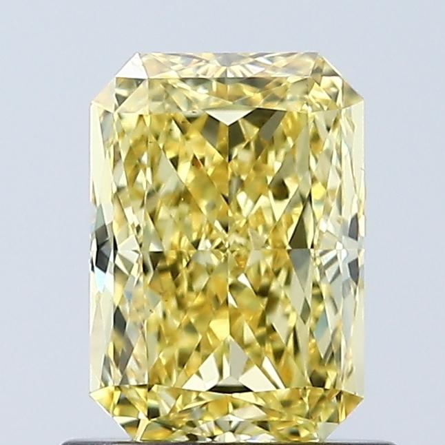 1.05 Ct. Fancy Vivid Yellow Radiant Lab Grown Diamond