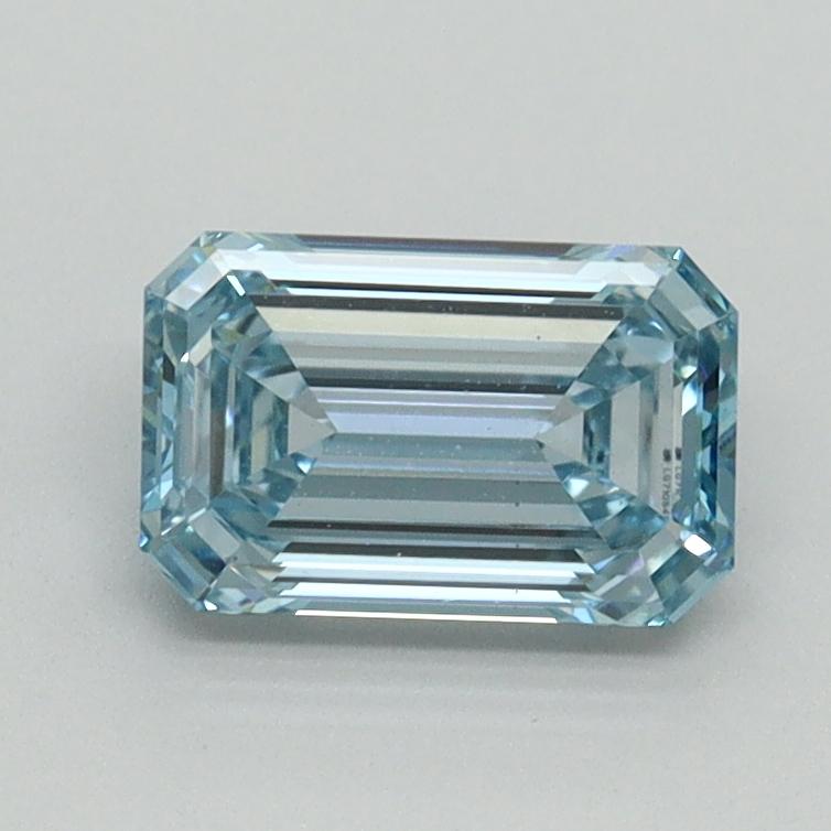 1.03 Ct. Fancy Intense Blue Emerald Lab Grown Diamond
