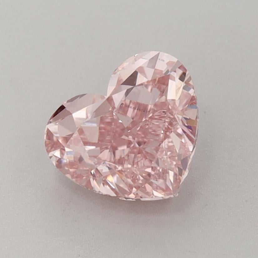 1.61 Ct. Fancy Vivid  Pink Heart Lab Grown Diamond