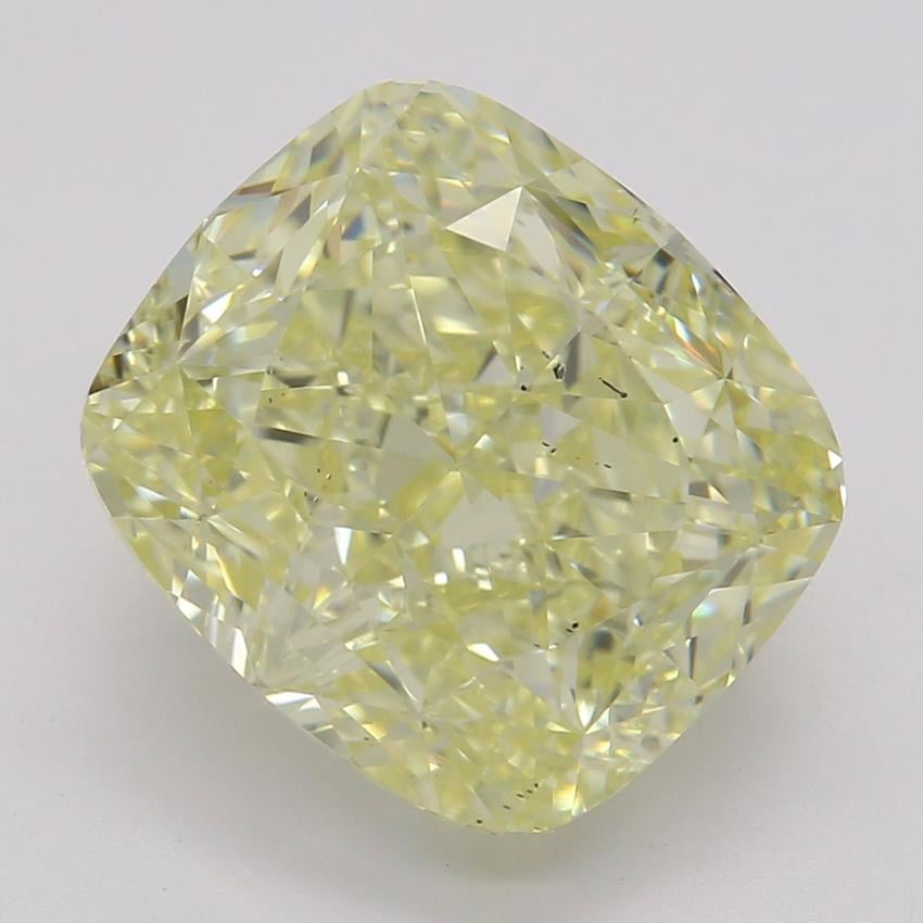 4.01 Ct. Fancy Yellow Cushion Diamond