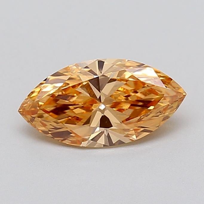1.04 Ct. Fancy Intense Orangy Yellow Marquise Lab Grown Diamond