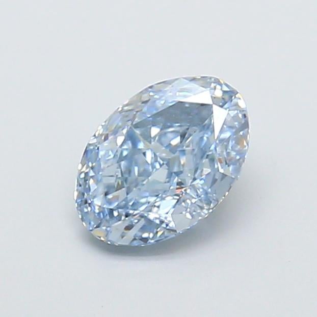 1.20 Ct. Fancy Intense Blue Oval Lab Grown Diamond