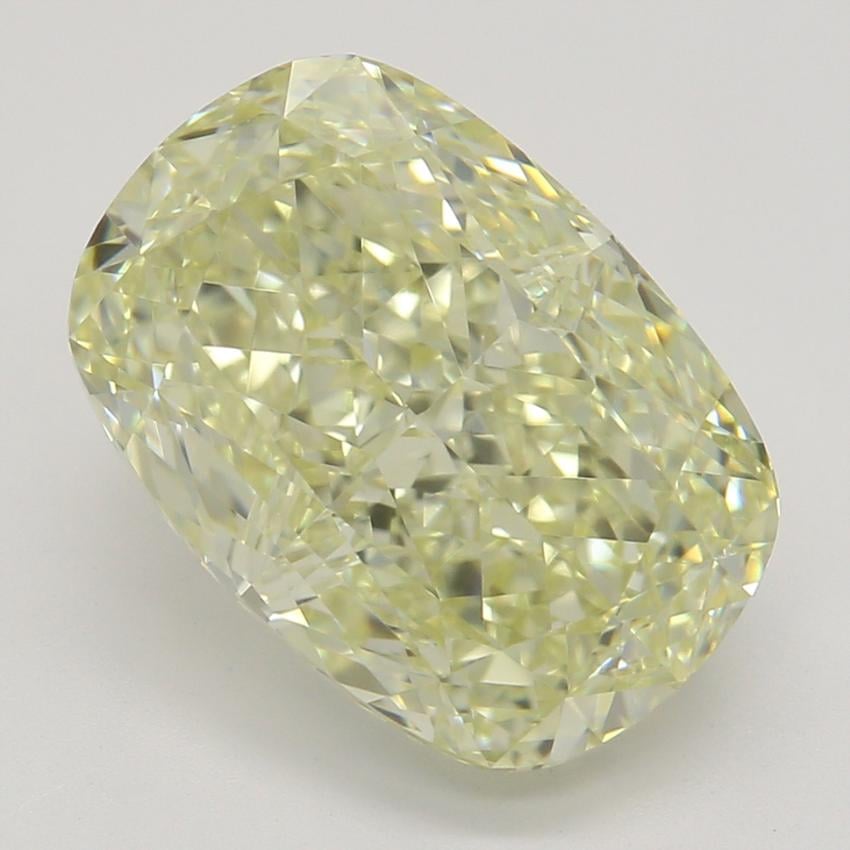 3.26 Ct. Fancy Light Yellow Cushion Diamond
