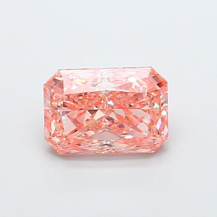 2.04 Ct. Fancy Vivid  Pink Radiant Lab Grown Diamond