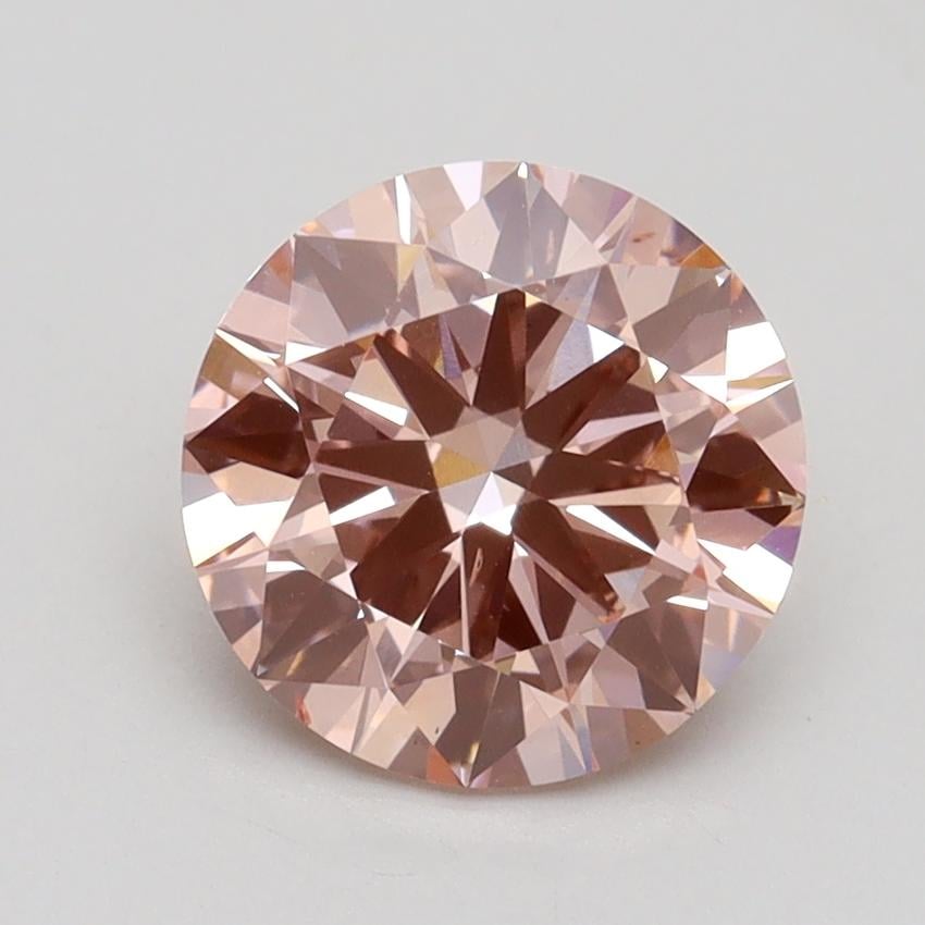 1.80 Ct. Fancy Intense Pink Round Lab Grown Diamond