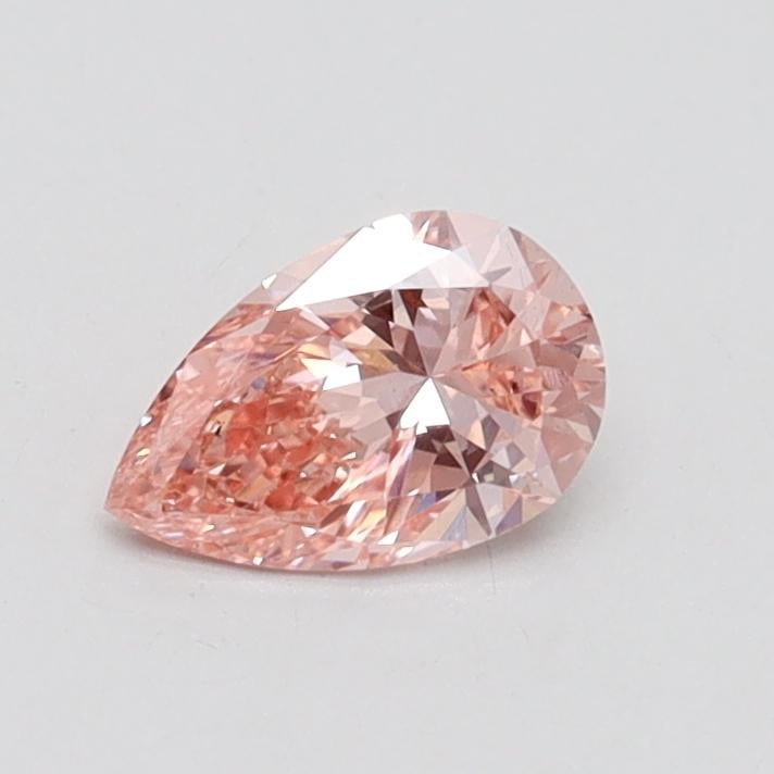 0.41 Ct. Fancy Intense Pink Pear Lab Grown Diamond
