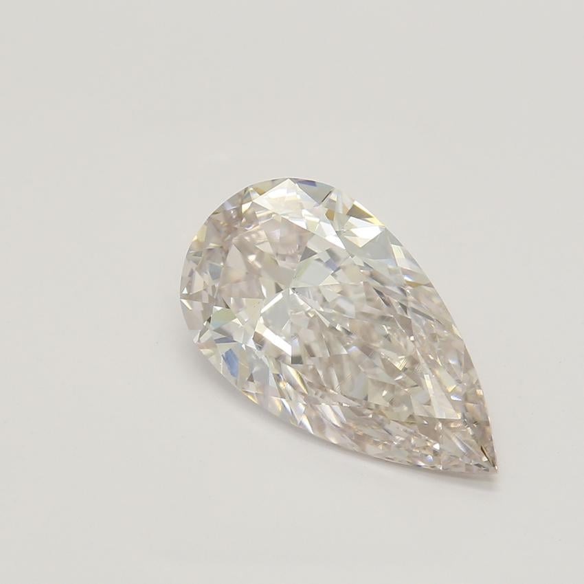 1.51 Ct. Fancy Light Brown-Pink Pear Diamond