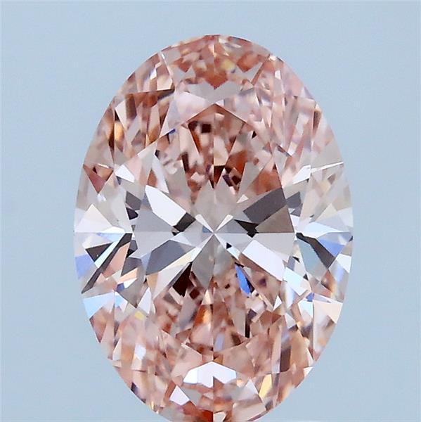 1.76 Ct. Fancy Vivid Pink Oval Lab Grown Diamond