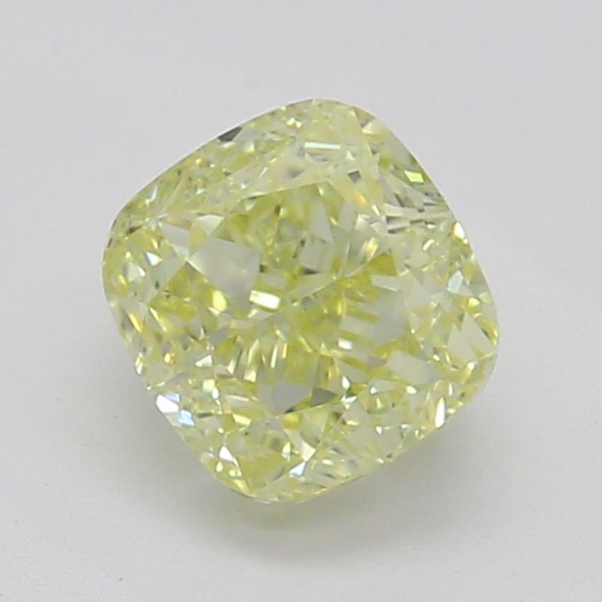 0.5 Ct. Fancy Yellow Cushion Diamond