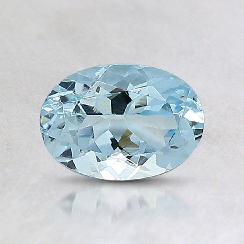 6.9x4.9mm Oval Aquamarine