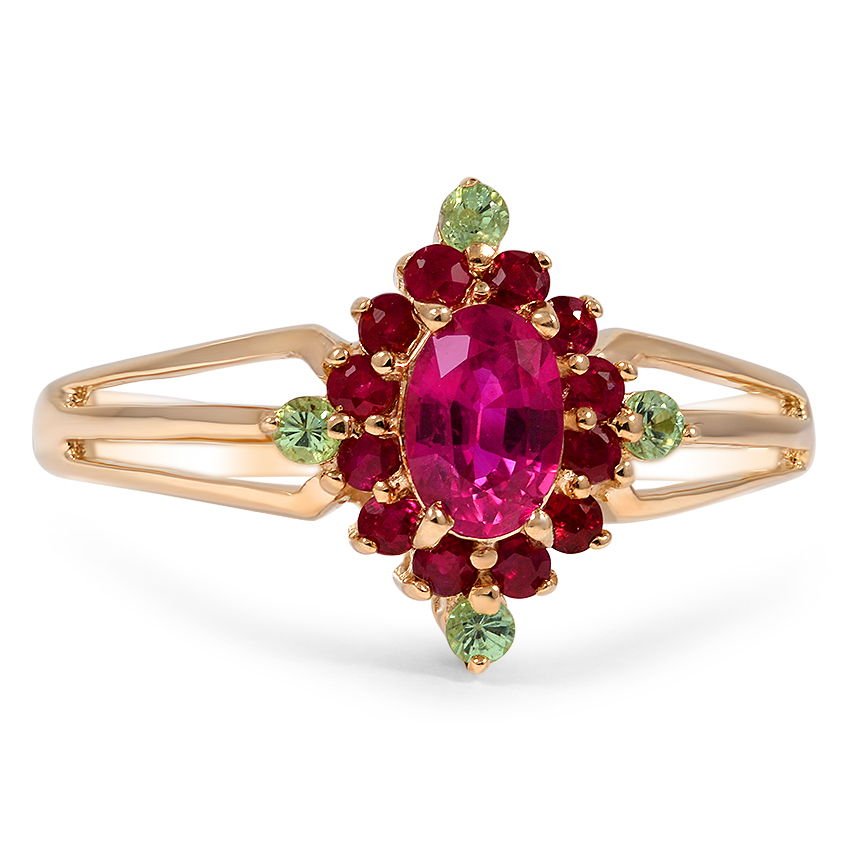 Retro Ruby Vintage Ring