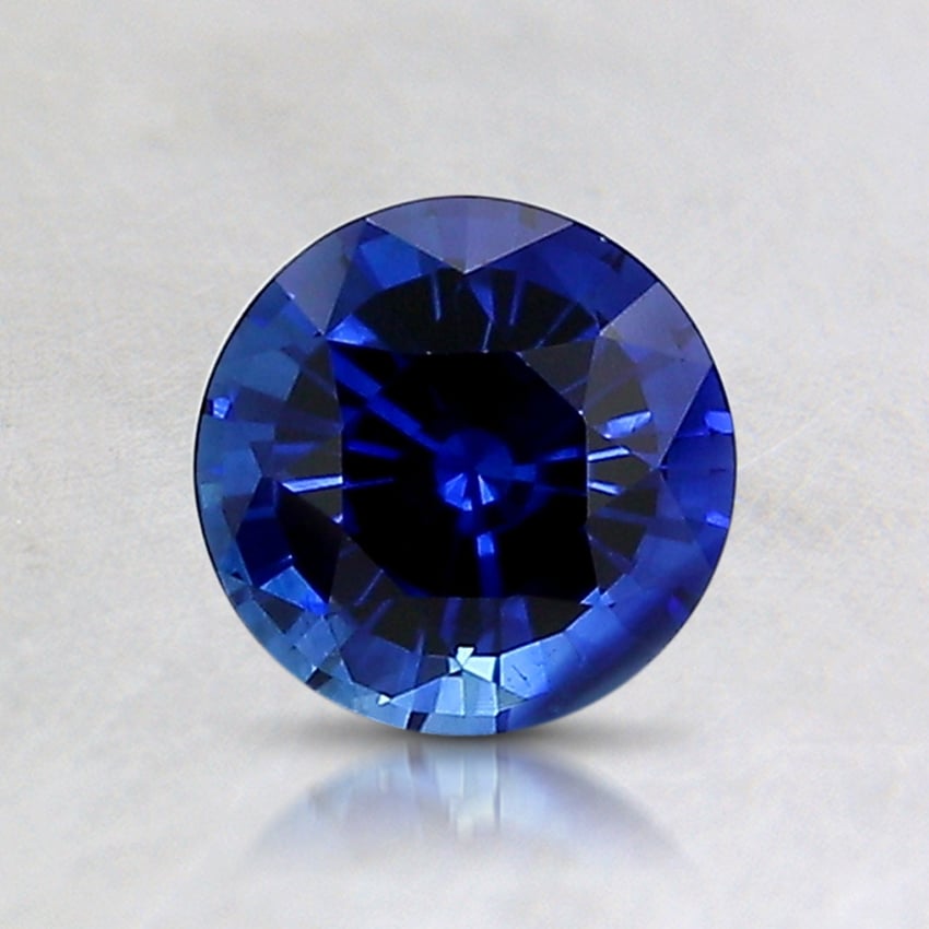 6x5.9mm Blue Round Sapphire