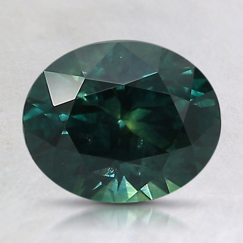 8.3x6.8mm Teal Oval Montana Sapphire