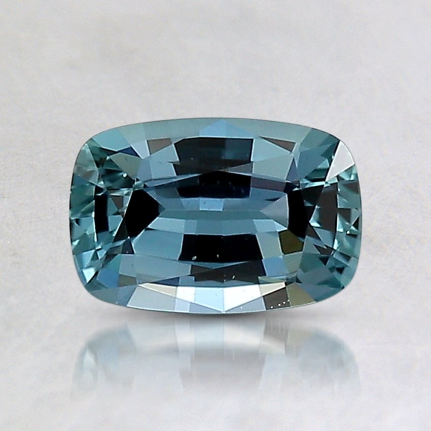 6.9x4.6mm Teal Cushion Sapphire