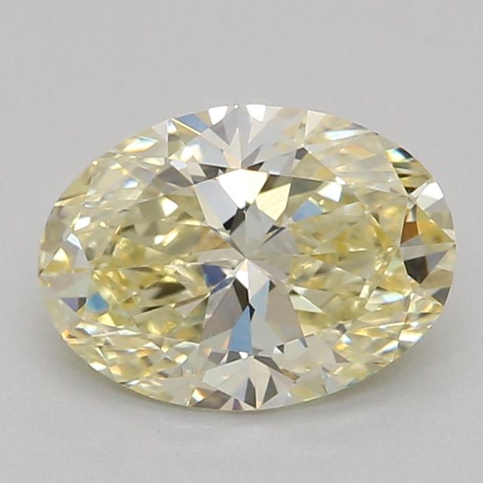 0.70 Ct. Fancy Yellow Oval Lab Grown Diamond