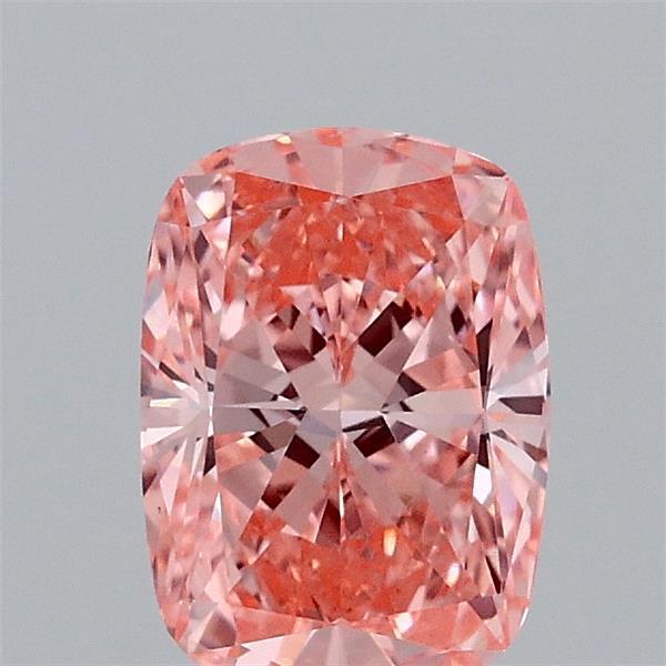 1.02 Ct. Fancy Vivid Pink Cushion Lab Grown Diamond