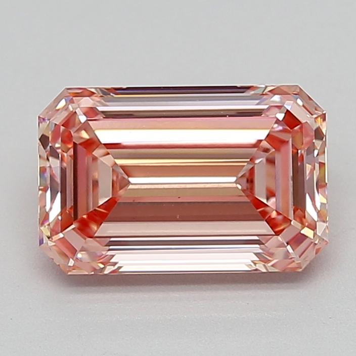 2.03 Ct. Fancy Intense  Pink Emerald Lab Grown Diamond