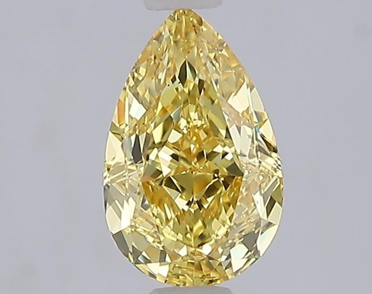 1.07 Ct. Fancy Vivid Yellow Yellow Pear Lab Grown Diamond