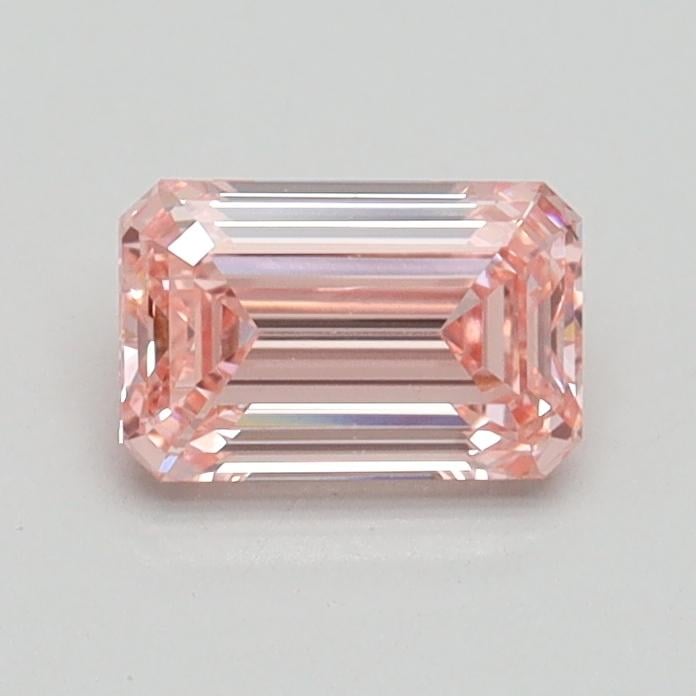 0.69 Ct. Fancy Intense Pink Emerald Lab Grown Diamond