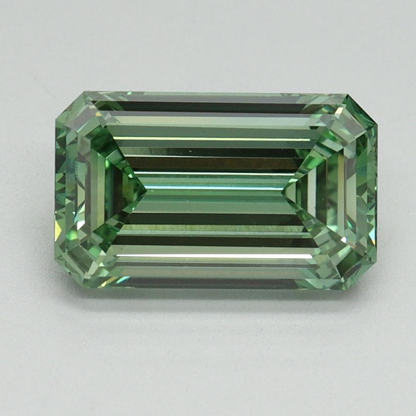 2.25 Ct. Fancy Vivid Green Emerald Lab Grown Diamond