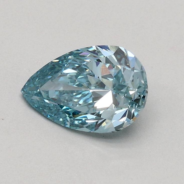 0.50 Ct. Fancy Vivid Blue Pear Lab Grown Diamond