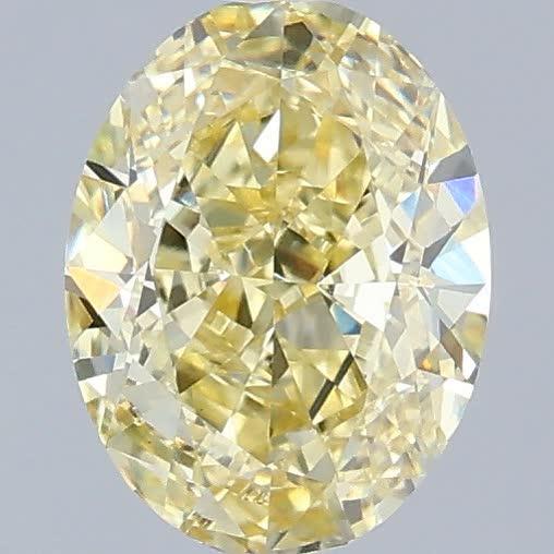 1.01 Ct. Fancy Yellow Oval Lab Grown Diamond