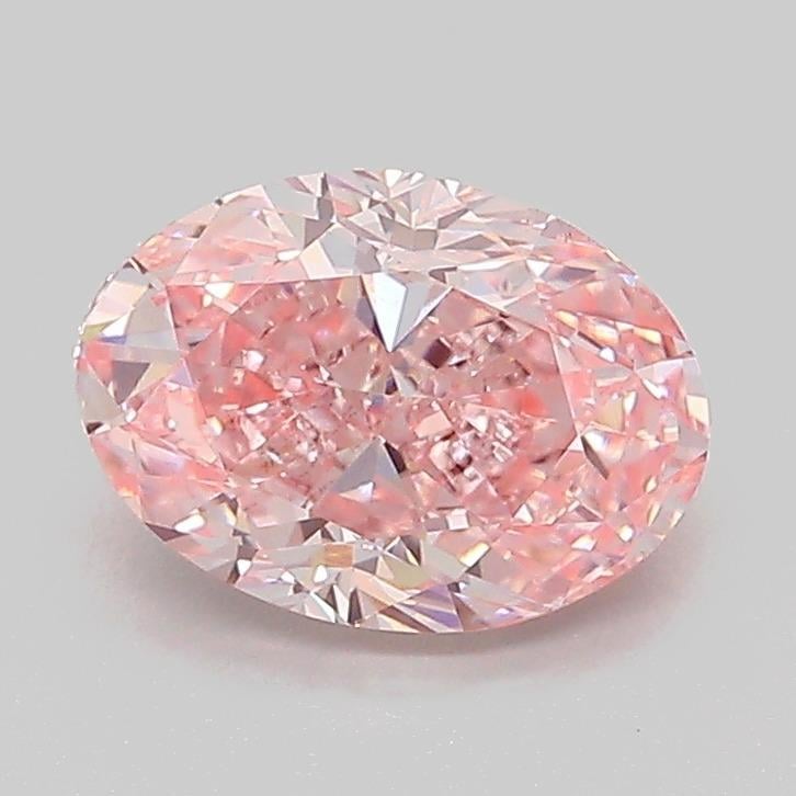 1.50 Ct. Fancy Vivid  Pink Oval Lab Grown Diamond